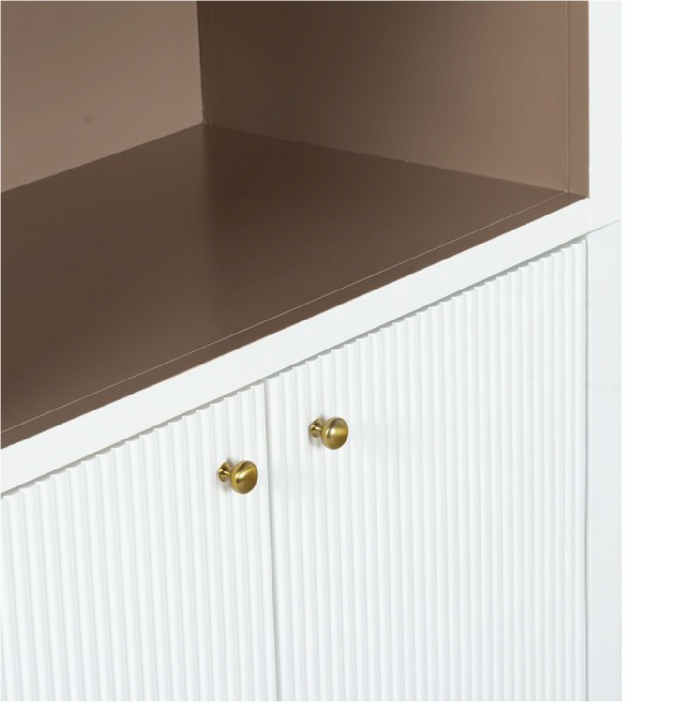 Jordyn Bookcase - White