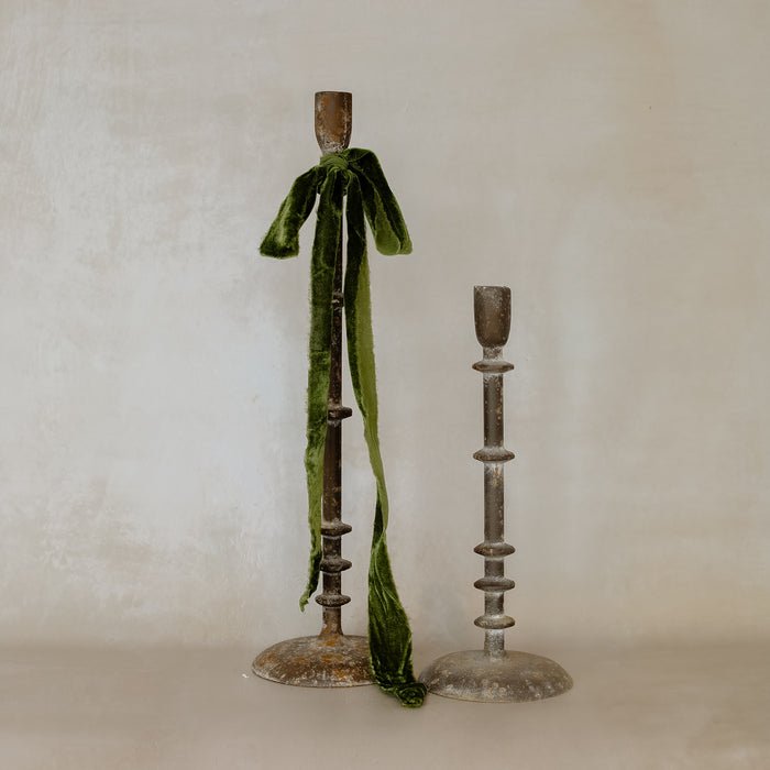 Augustus Iron Candle Holder - Short