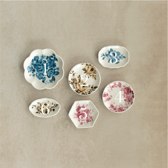 Lucy Stoneware Plate Magnets