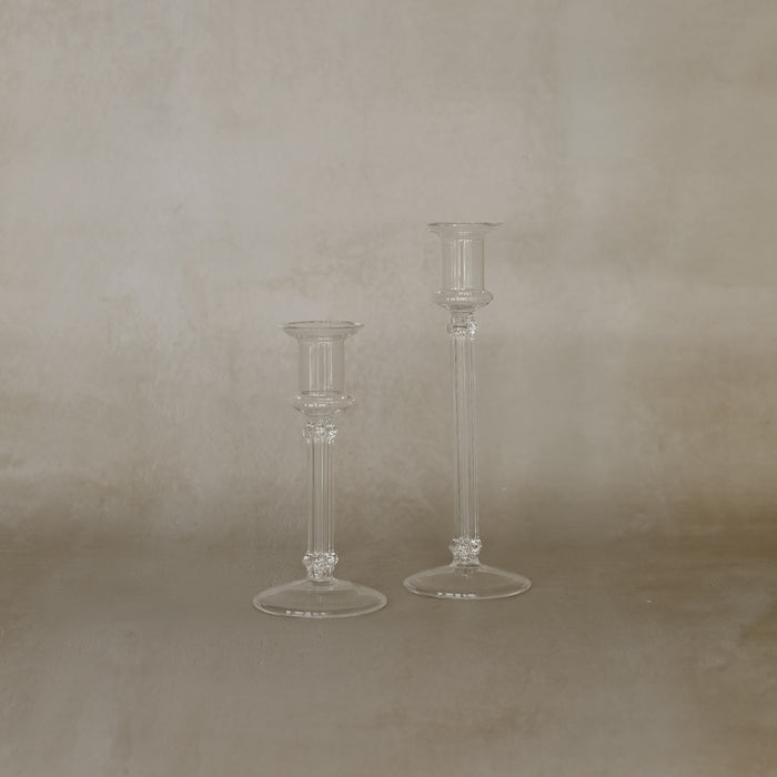 Sutton Glass Candle Holders
