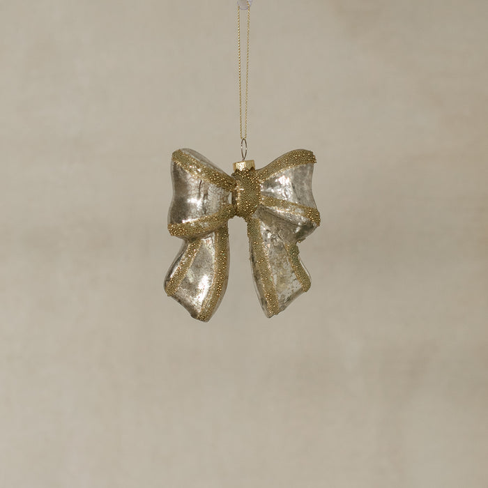 Vienna Glass Bow Ornament