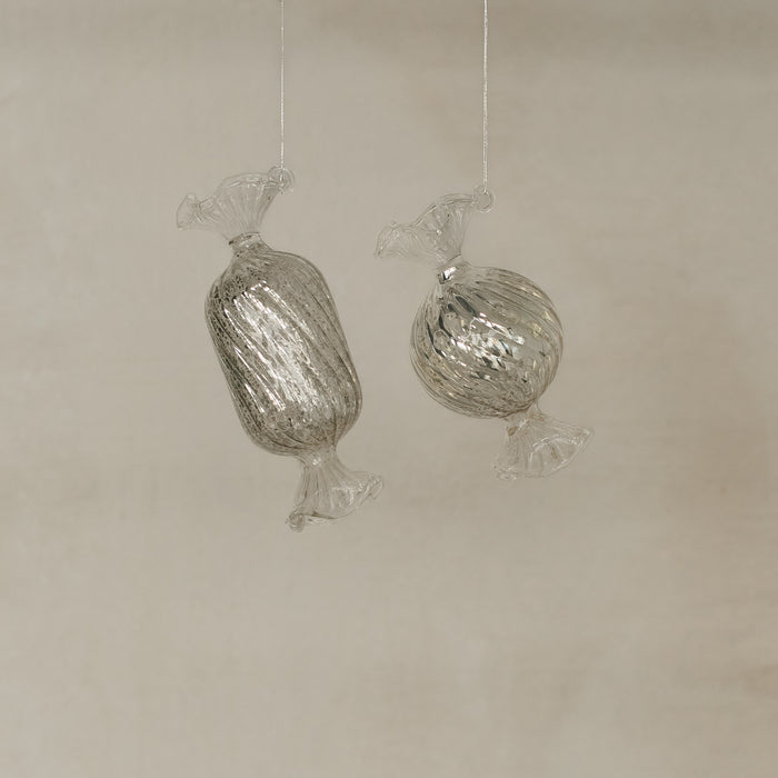 Bon Bon Glass Ornament - Set of Two