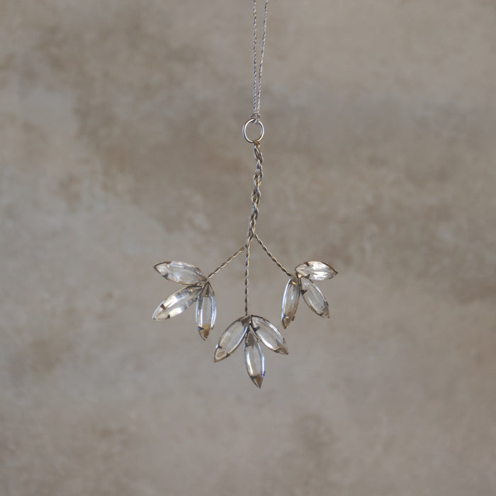 Winterleaf Beaded Ornament