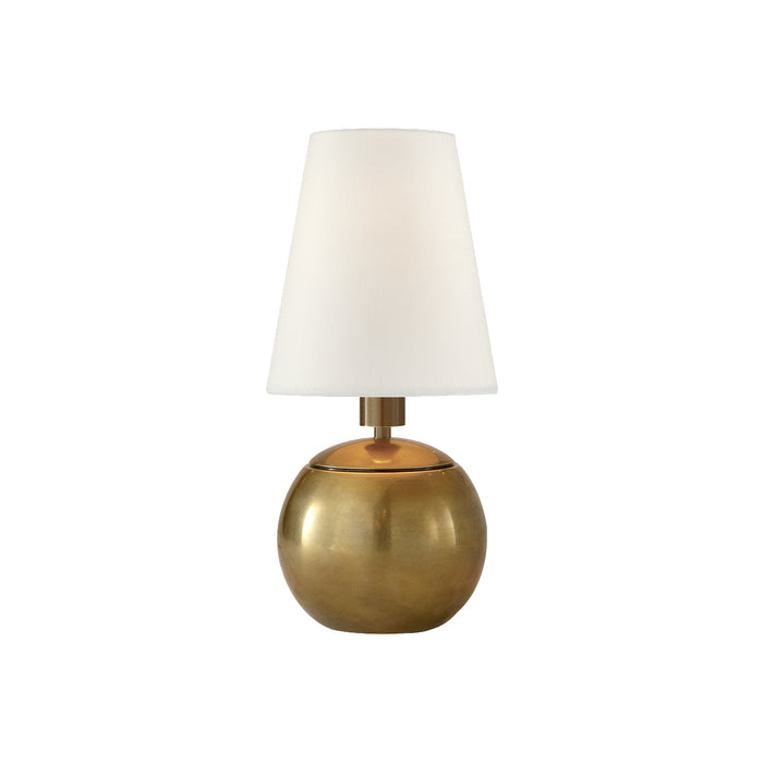 Tiny Terri Round Accent Lamp - Brass