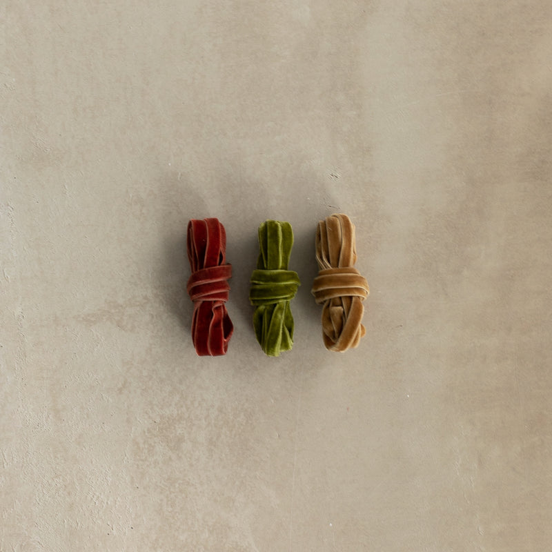 Velvet Ribbon - Olive