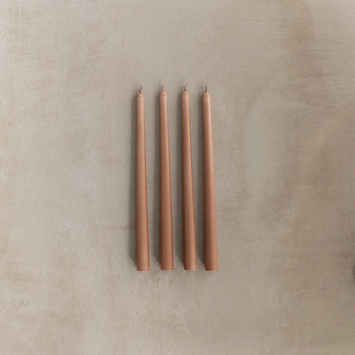 Winter Rose Tapered Candles - Set of 4
