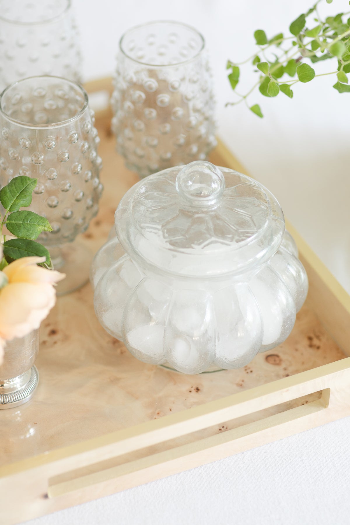 Rosie Glass Jar