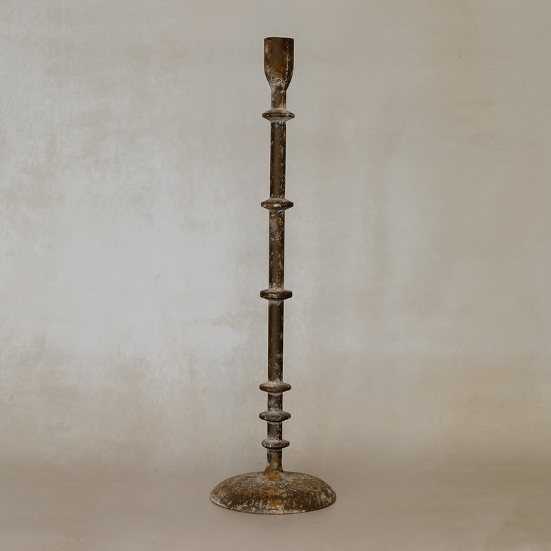 Augustus Iron Candle Holder - Tall