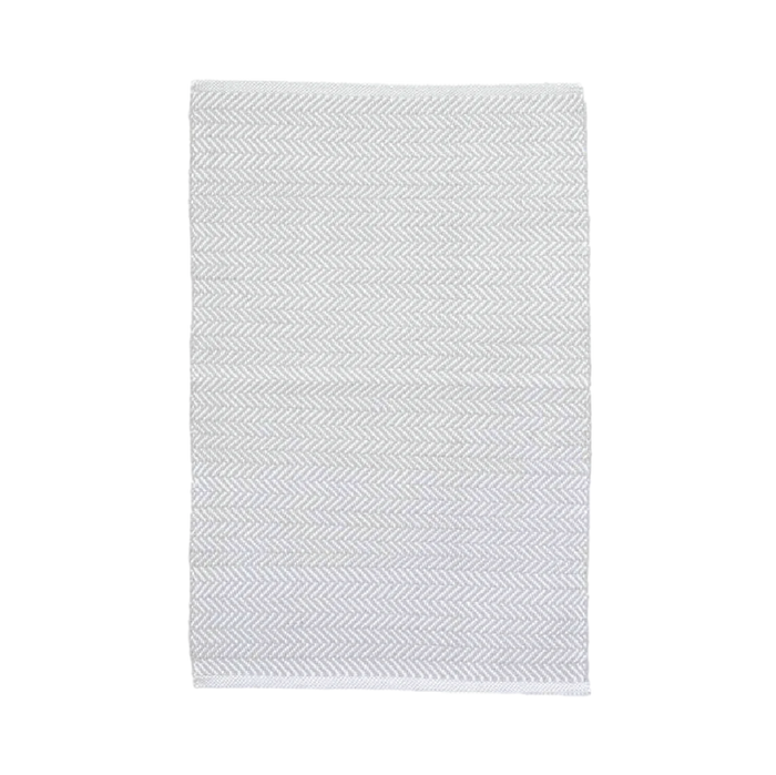 Herringbone Indoor & Outdoor Rug - Pearl Grey