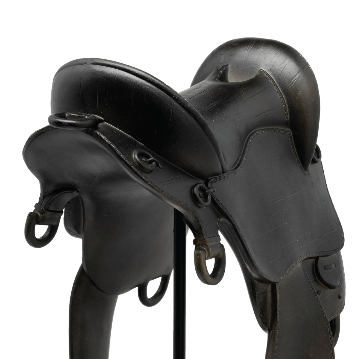 English Saddle Statue