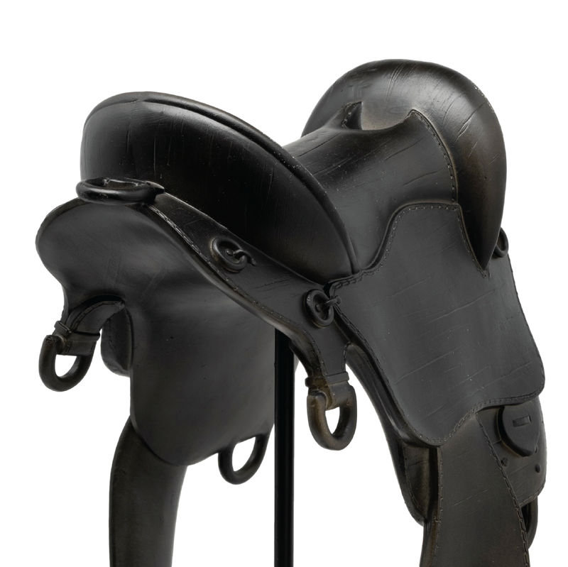 English Saddle Statue