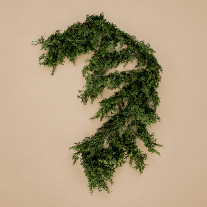 Cascading Cedar Garland - 6'