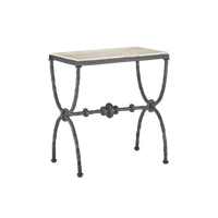 Agora Travertine Side Table