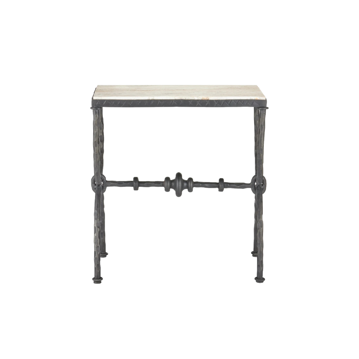 Agora Travertine Side Table