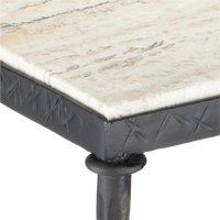 Agora Travertine Side Table