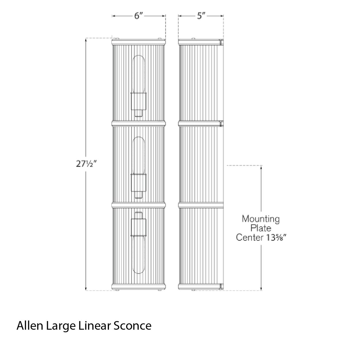 Allen Large Linear Sconce