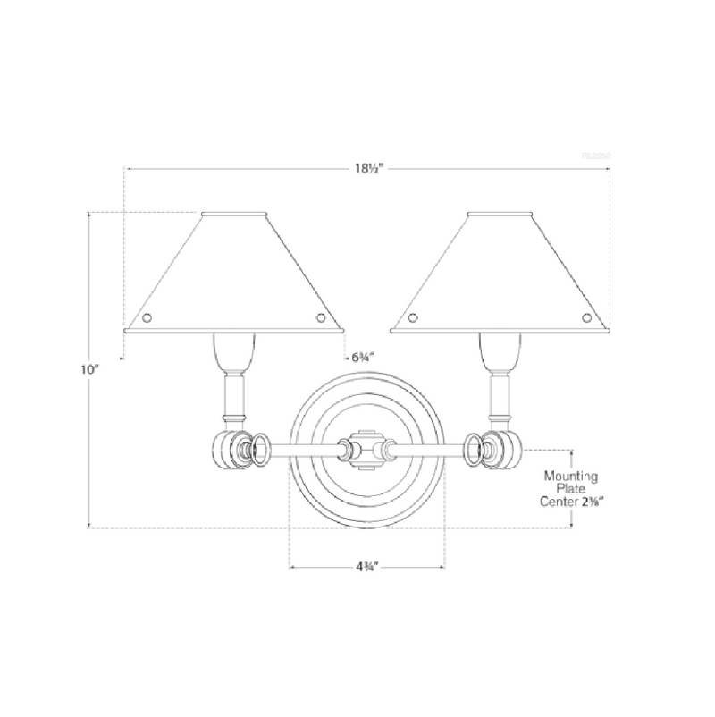 Annette Double Sconce