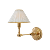 Anette Single Sconce - Silk Shade