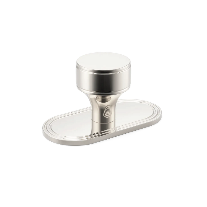Barwick Plain Cabinet Knob with Backplate