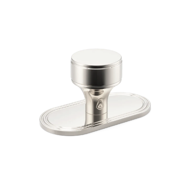 Barwick Plain Cabinet Knob with Backplate