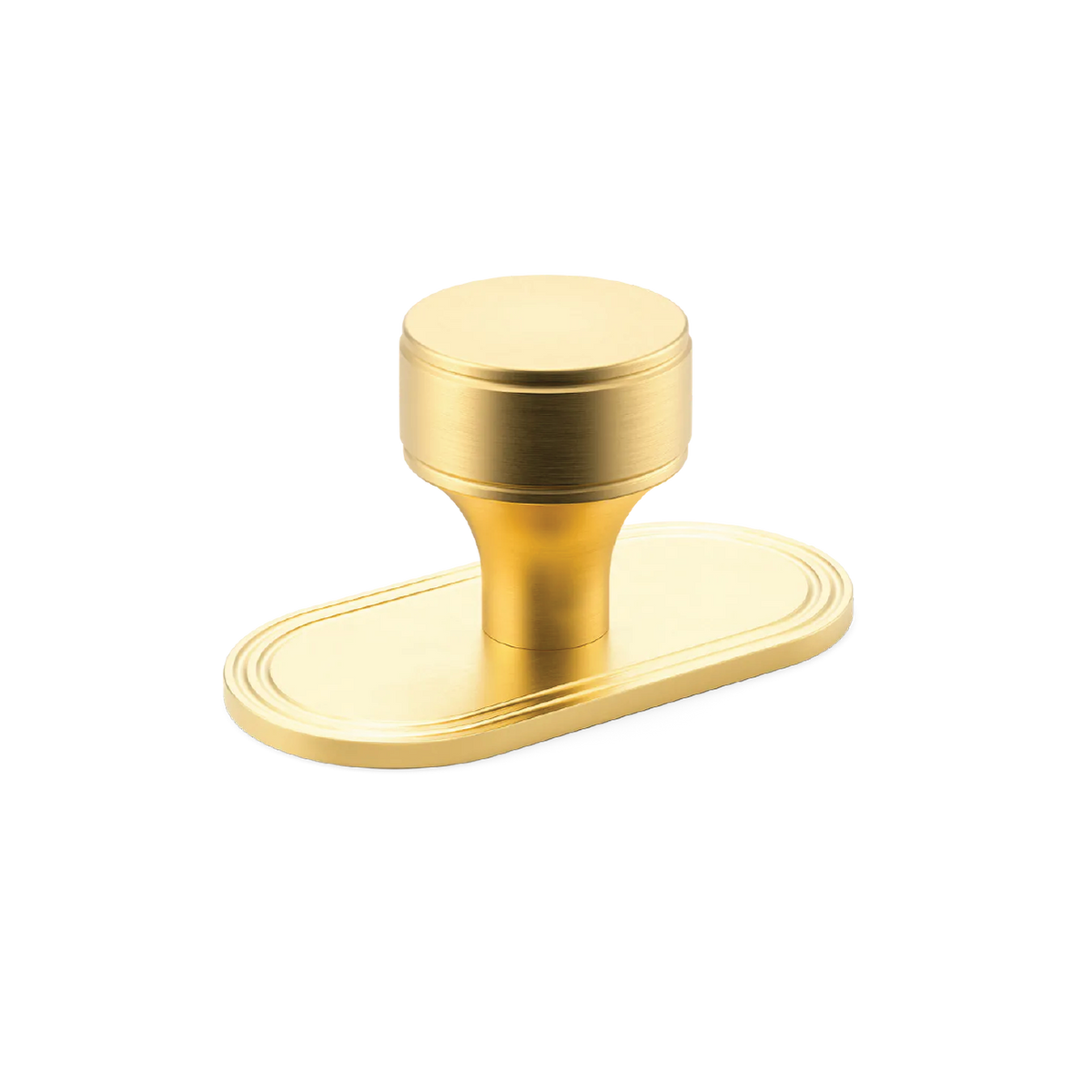 Barwick Plain Cabinet Knob with Backplate