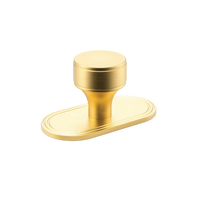 Barwick Plain Cabinet Knob with Backplate