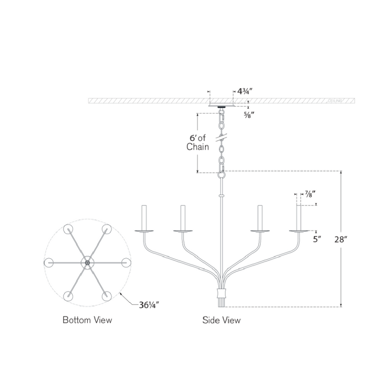 Belfair Tiered Chandelier