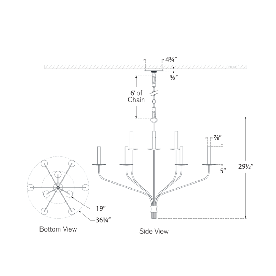 Belfair Tiered Chandelier
