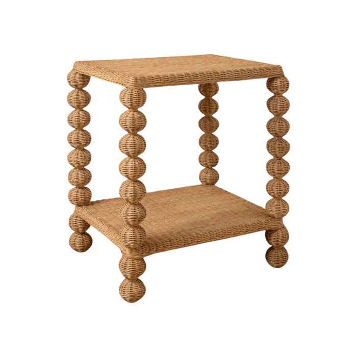 Bobbin Side Table - Oak