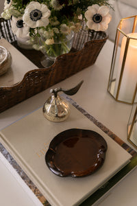 Clove Scalloped Plate
