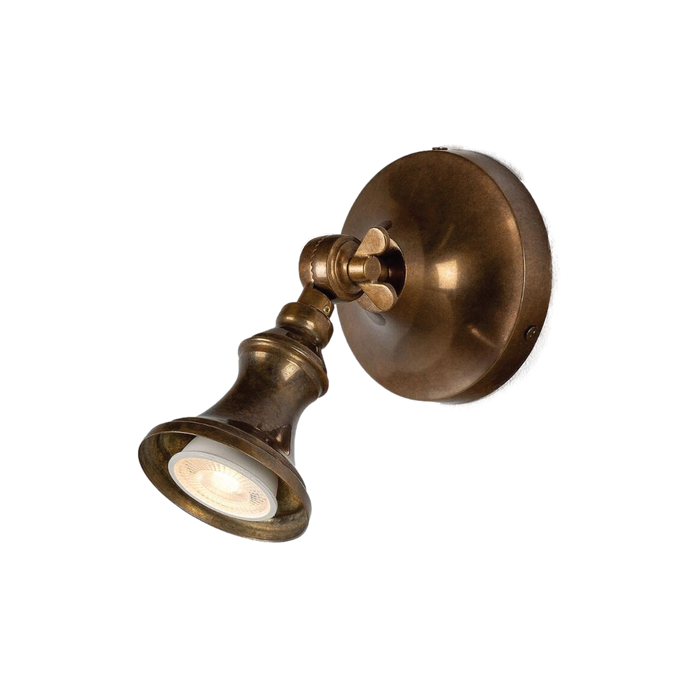 Cottage Traditional Brass Spot Light