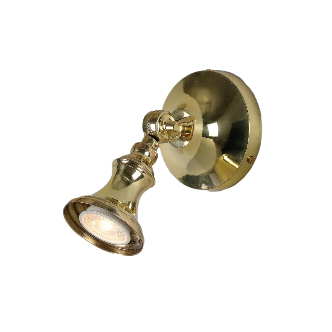 Cottage Traditional Brass Spot Light