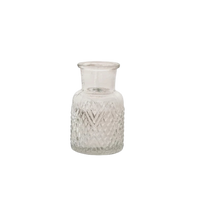 Camille Pressed Glass Vases
