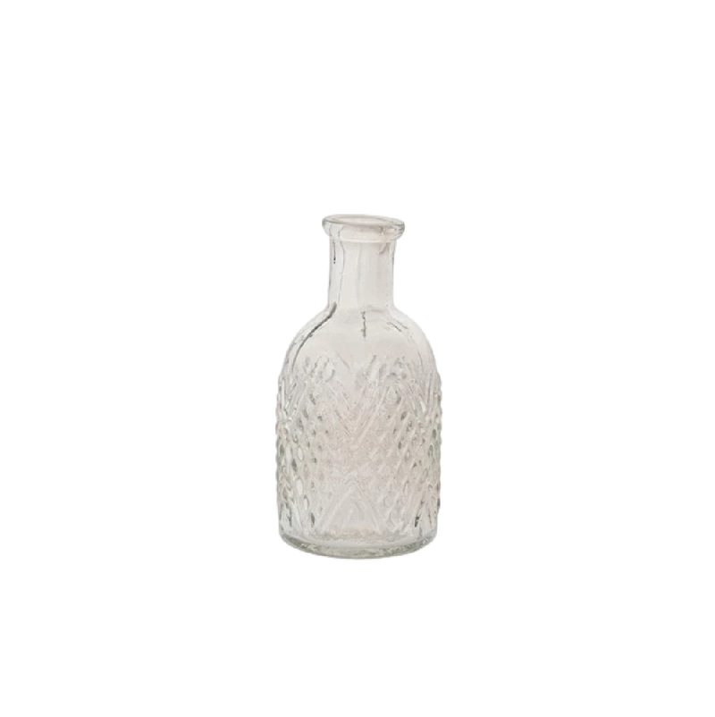 Camille Pressed Glass Vases