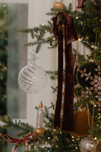 Celia Glass Ball Ornament