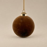 Noelle Chestnut Velvet Ornament