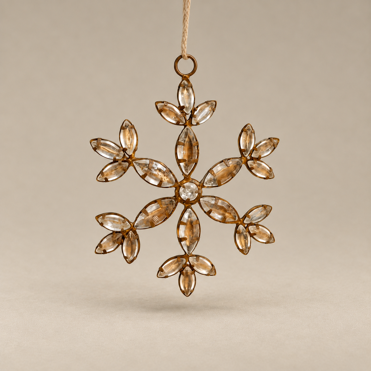 Bejeweled Snowflake Ornament