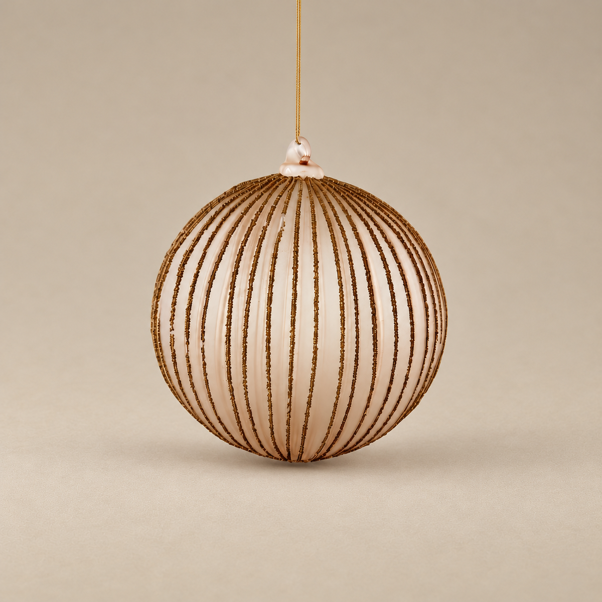 Glitter Glass Ball Ornament