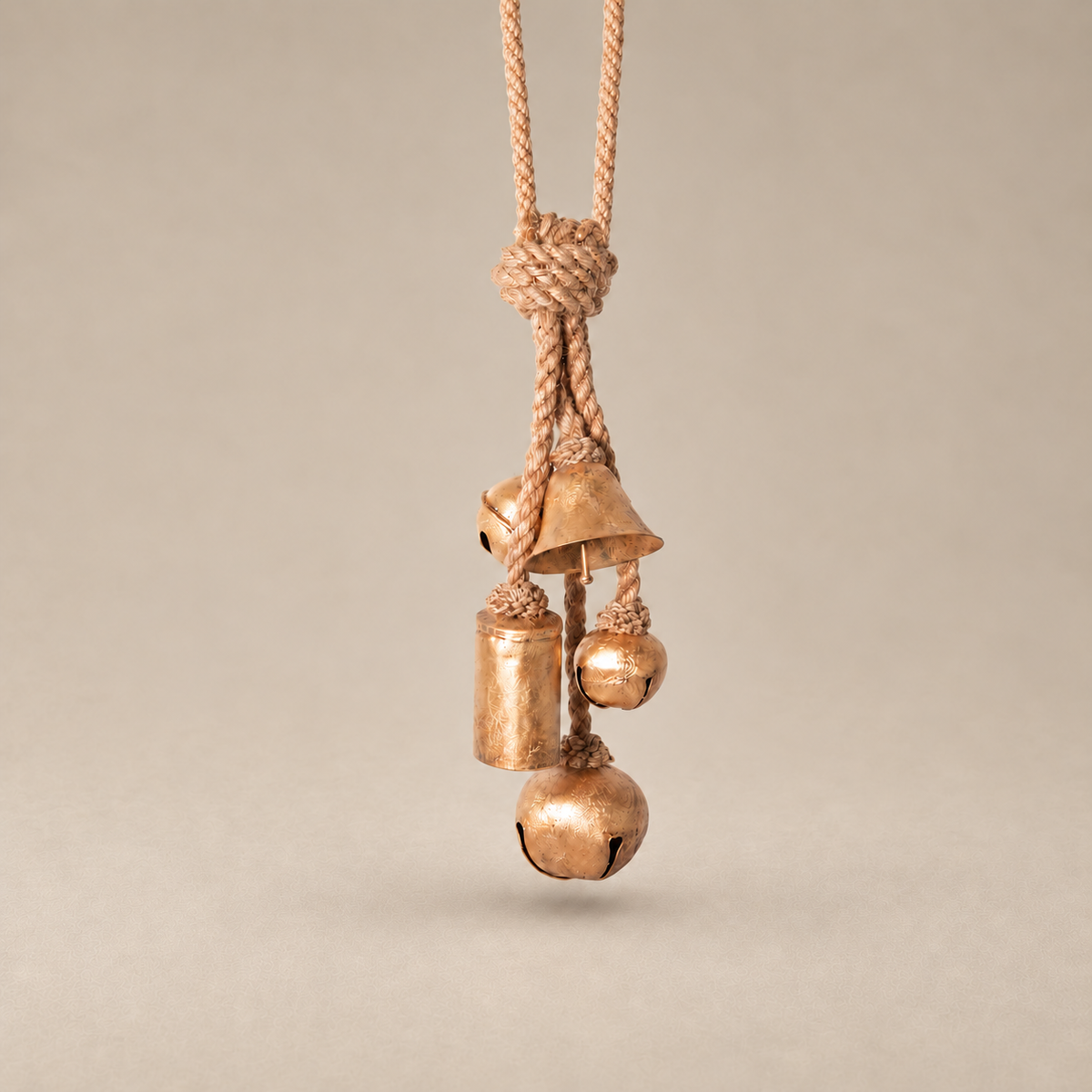 Metal Bells Jute Garland