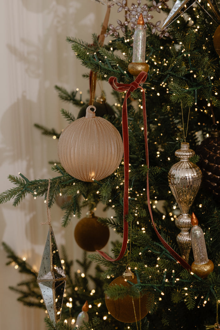 Glitter Glass Ball Ornament