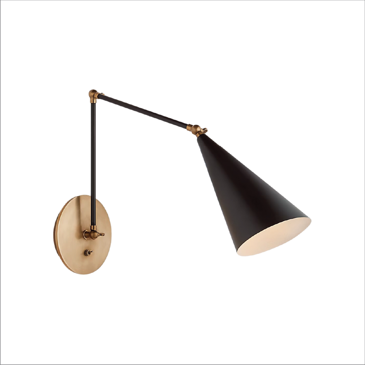 Clemente Double Arm Library Sconce