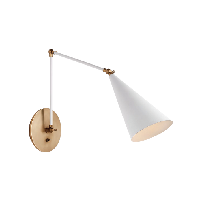 Clemente Double Arm Library Sconce