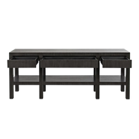 Conrad Console - Pale Black