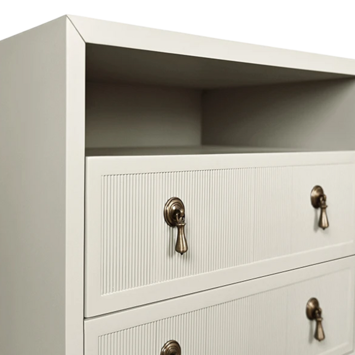 Hugh Double Nightstand - Antique White