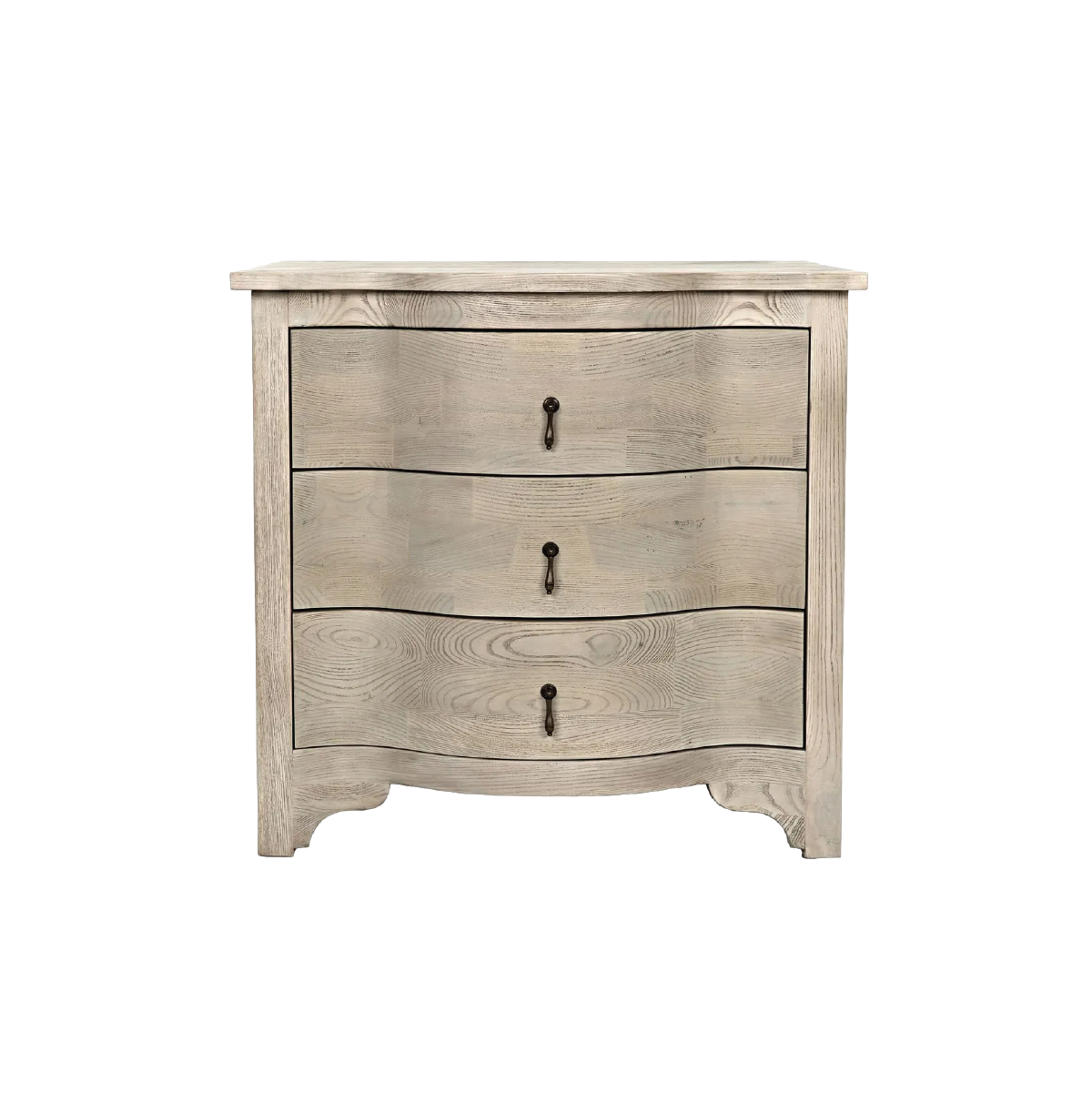 Curved Front Side Table