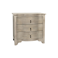 Curved Front Side Table