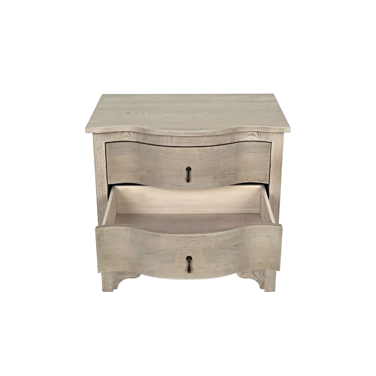 Curved Front Side Table