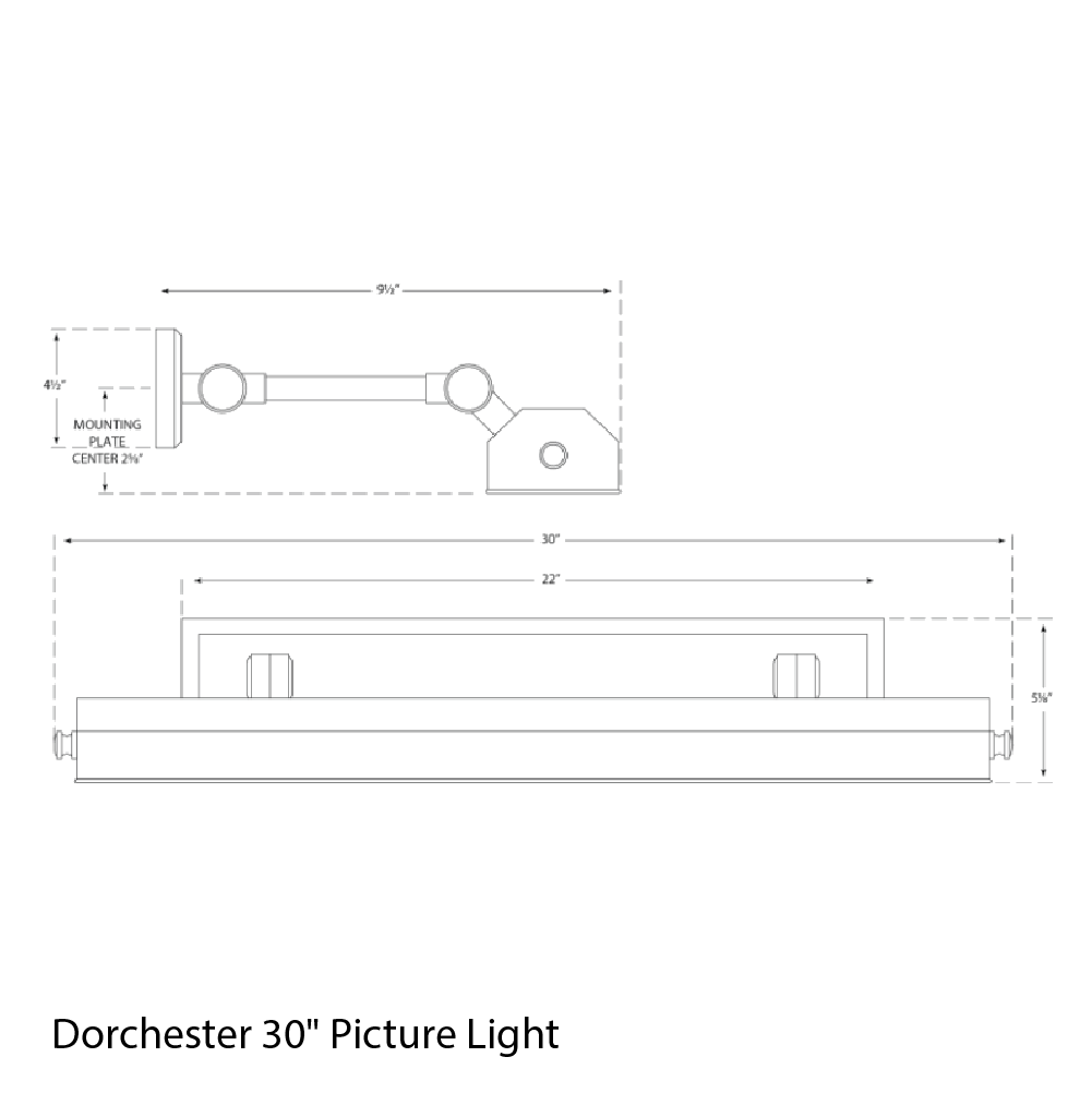 Dorchester 30" Picture Light