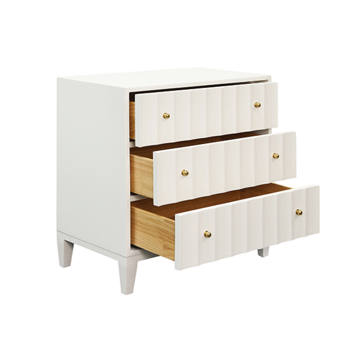 Aiden Side Table - White