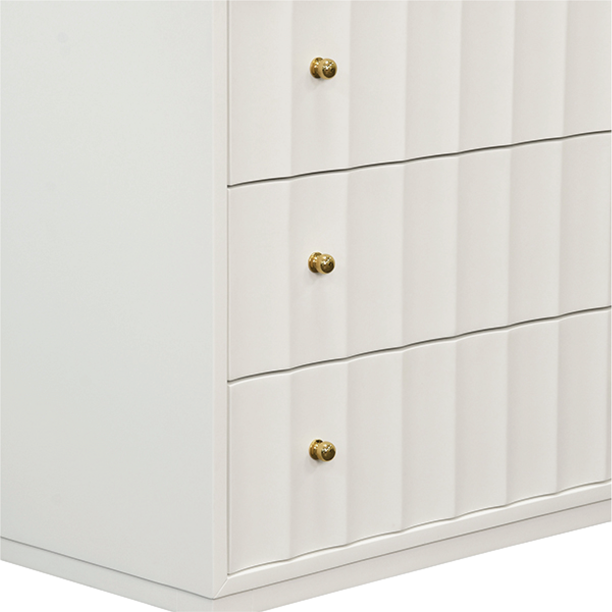 Aiden Side Table - White